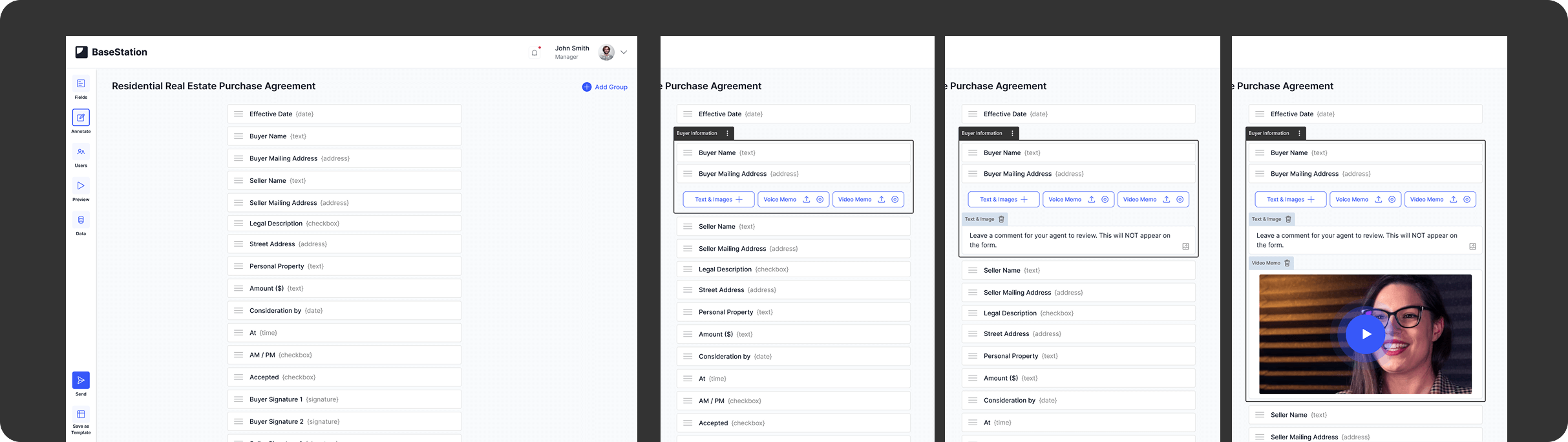 BaseStation annotation interface