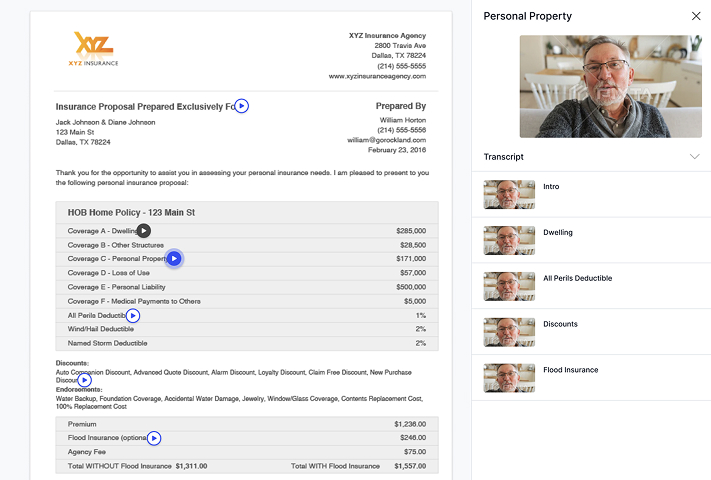 Side panel interface