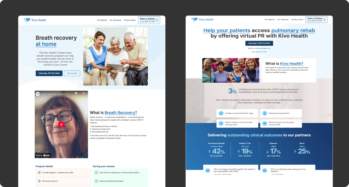 Kivo Health telemedicine interface